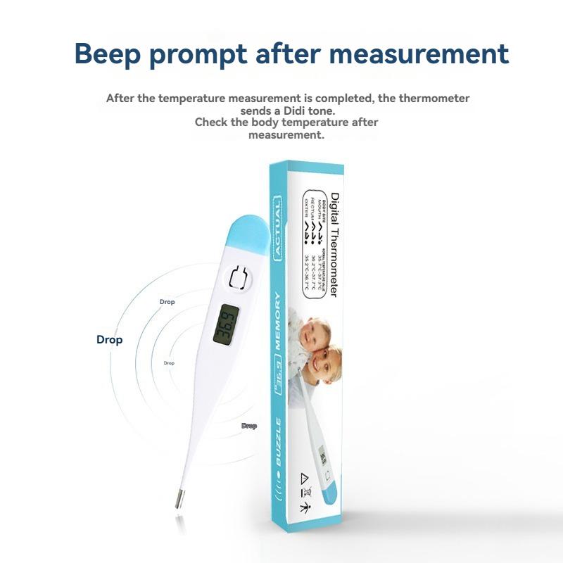Hard-head Electronic Thermometer, Armpit and Oral Temperature Measurement Electronic Thermometer