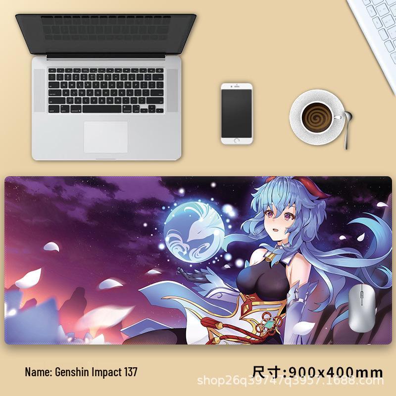 Extra velká podložka pod myš Genshin Impact Venti - Zesílená anime podložka pod klávesnici