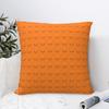 Orange Building Blocks Bricks Base Plate All Over Throw Pillow Cover Cushions for Sofa 4545cm Pillowcase