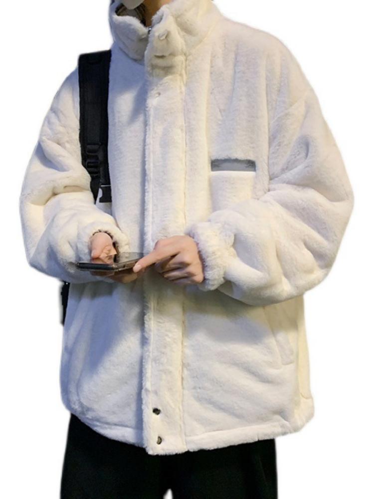 Мужская зимняя модная хлопковая куртка с длинными рукавами — фото 6