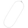 Pt850 Screw Certified Platinum Necklace [FAIRY CULLET] Chain, 40cm, Approx. 0.9mm Wide, Approx. 0.9g,