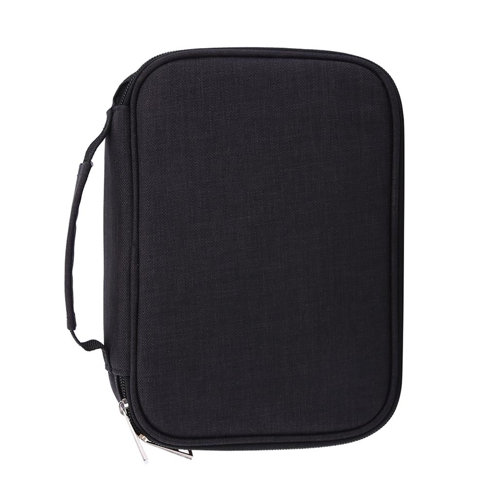 72 Slots Multifunction Foldable Fabric Pencil Case Large Capacity Zipper Pen Bag