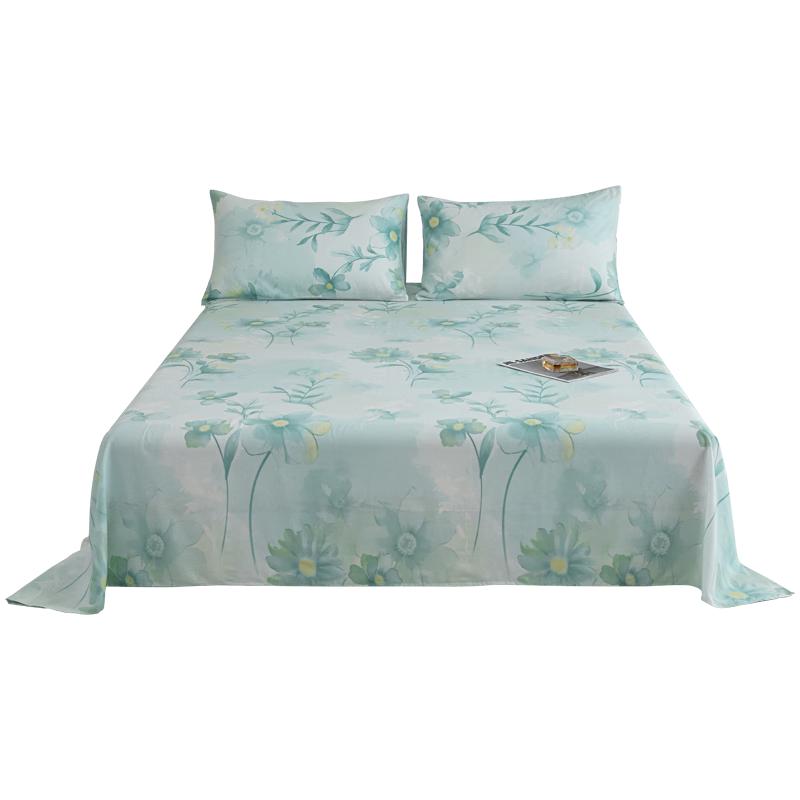 Jinhao 100% Cotton A-Class 7A Antibacterial Bed Sheet 160cm x 230cm