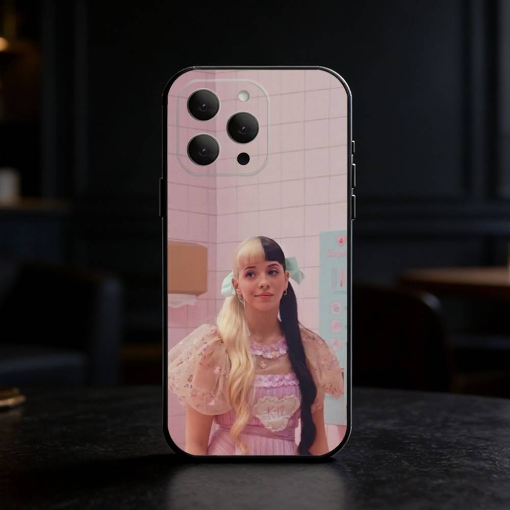 Girl Singer M-Melanie Martinez Phone Case For iPhone 17,16,15,14,13,12,11 Plus,Pro Max,SE4Soft Silicone Black Cover