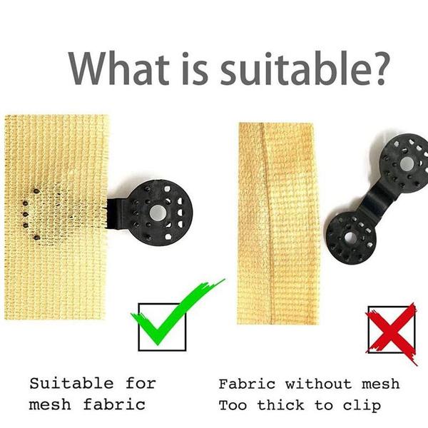 50/100Pcs Shade Cloth Plastic Clips for Sun Shade Net Anti Bird Netting Garden Netting Sunshade Net Clip