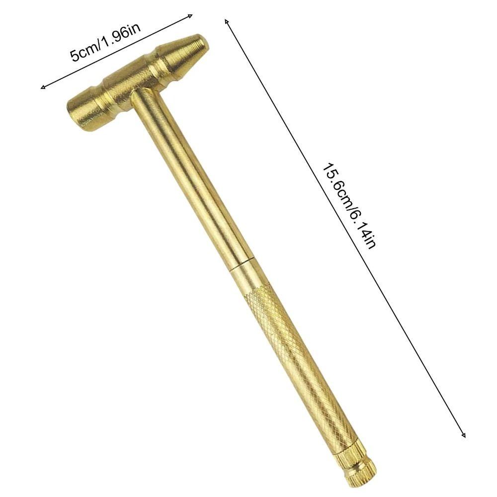 Gold Color Mini Craft Hammer Detachable Multi-function Hammer Mini Tool Hand Tool DIY Projects