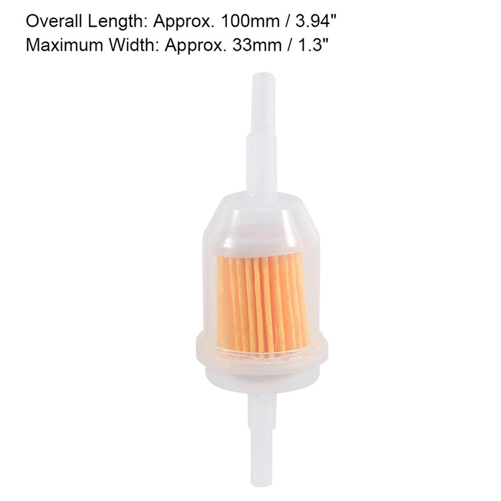 2x Universal Car Motor Petrol Inline Pipe Reusable Fuel Filter 6 8mm Hose