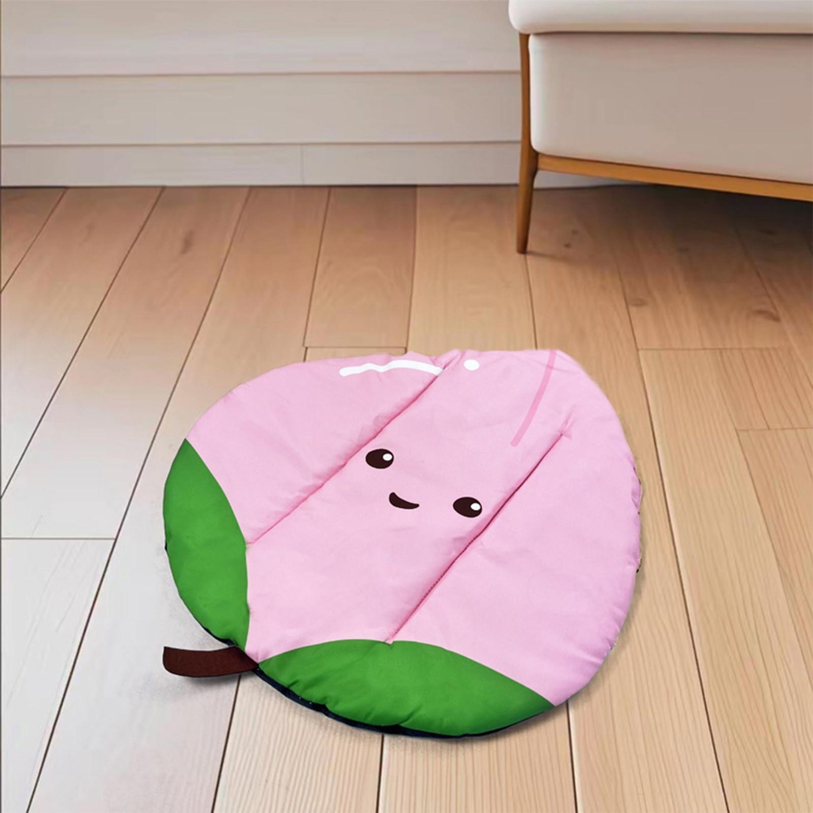 

Коврик для питомца с фруктовым узором для лета, подстилка для кошек и маленьких собак, моющийся коврик для питомца для пола будки, автокресла, универсальный для всех сезонов One Size розовый