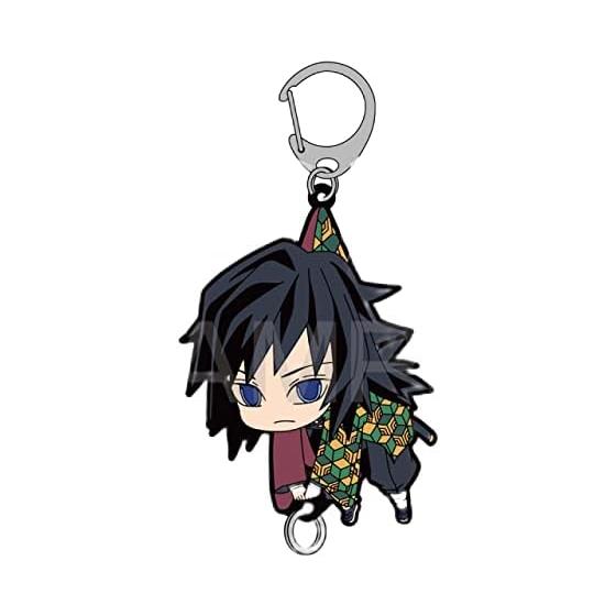 Cospa Demon Slayer: Kimetsu no Yaiba Giyu Tomioka Hataraku Tsumamare Rubber Strap Rubber Mascot