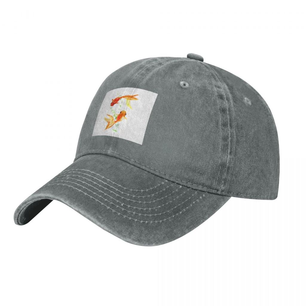 Goldfish KOI Feng Shui Design Fashion Baseball Cap Peaked Cap Mens Hat Womens Cap Golf Hat Man