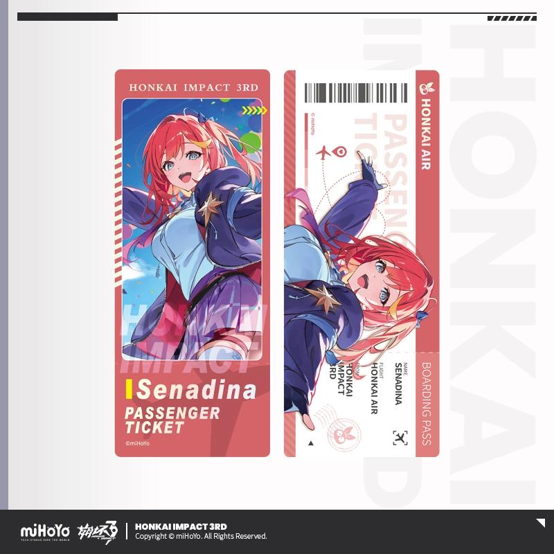 

Sunsyea Honkai Impact 3rd Official Merch miHoYo Original Authentic QJQD Series Acyclic Stand Badge Ticket Keychain Cards Set