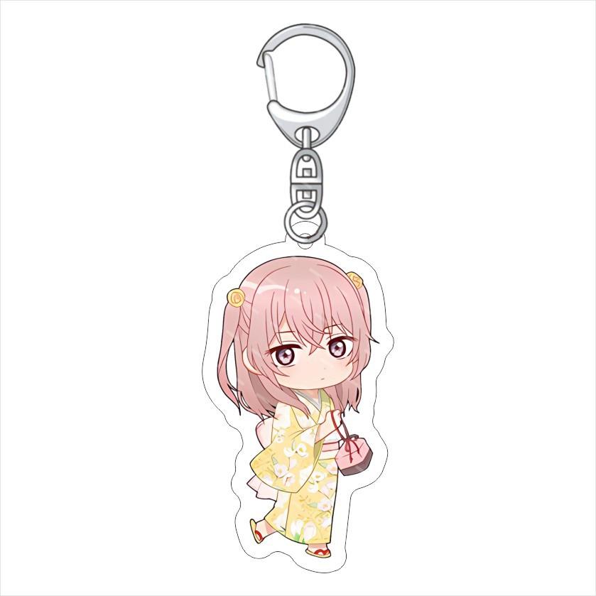 6Cm Kawaii Anime My Dress Up Darling Series Acrylic Keychain Cartoon Character Kitagawa Marin Cute Creativity Printing Pendent