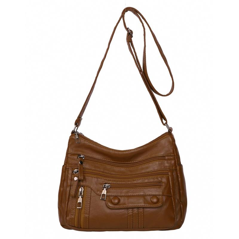 Multi-Layer Multi-Pocket Shoulder Bag Women's Crossbody Bag Mother Bag