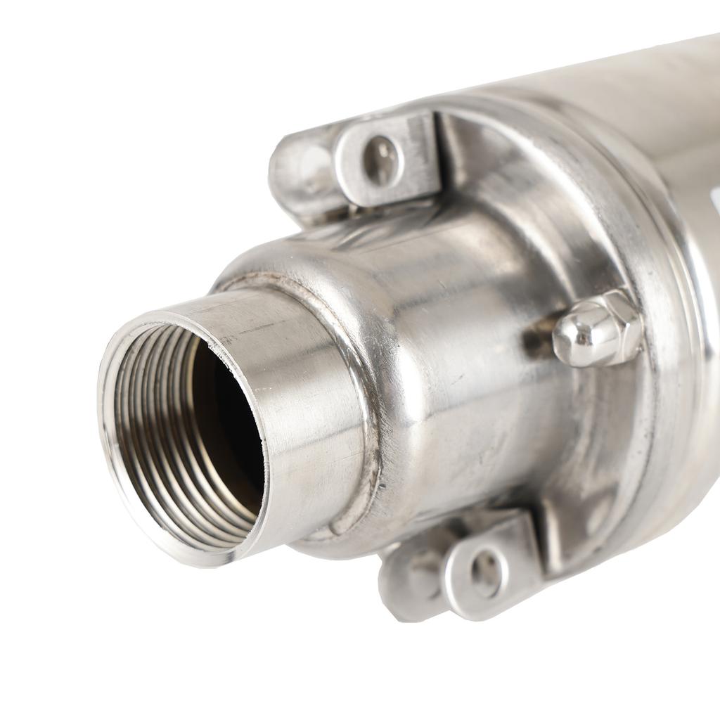 3" 24V 350W/48V 750W Deep Well Solar Submersible Bore Hole Water Pump Built-in MPPT