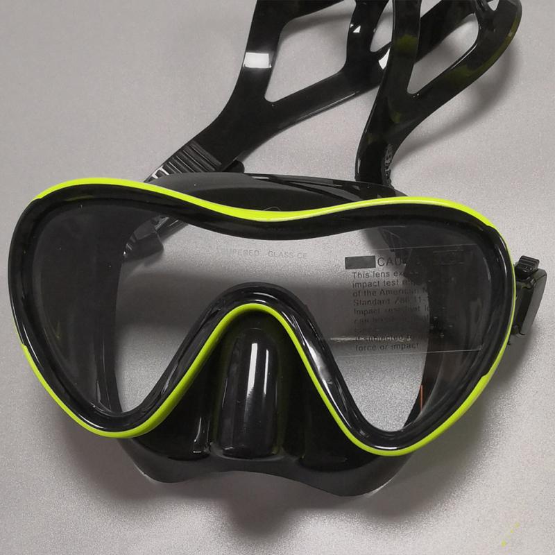 Silicone Swimming Goggles Anti-fog Scratch-resistant Adjustable One-piece Snorkeling Diving Glasses