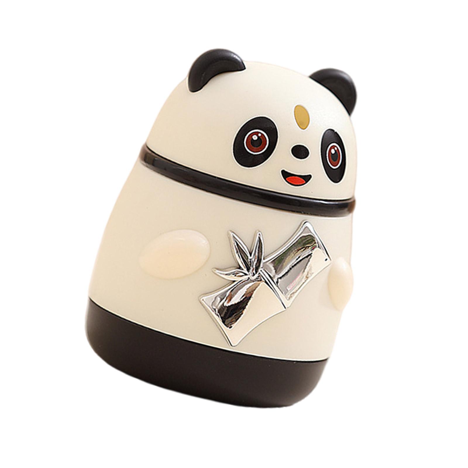 

Диспенсеры для зубочисток нажимного типа Милый держатель для зубочисток в виде панды Автоматические органайзеры для зубочисток Коробка Украшения для дома чёрный