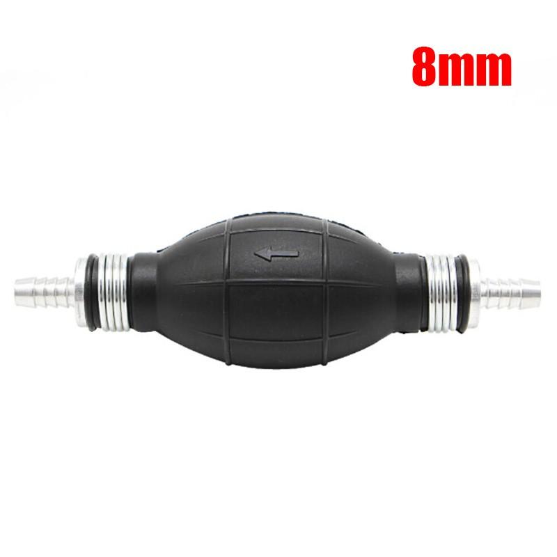 Fuel Hand-primer Pump Bulb Gas Petrol Rubber Aluminum Engine Car Water