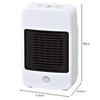 Iris Ohyama Ceramic Fan Heater Ceramic Heater with Human Sensor 800W Small/Medium ~5 Tatami Microcomputer Type JCH-M082T White