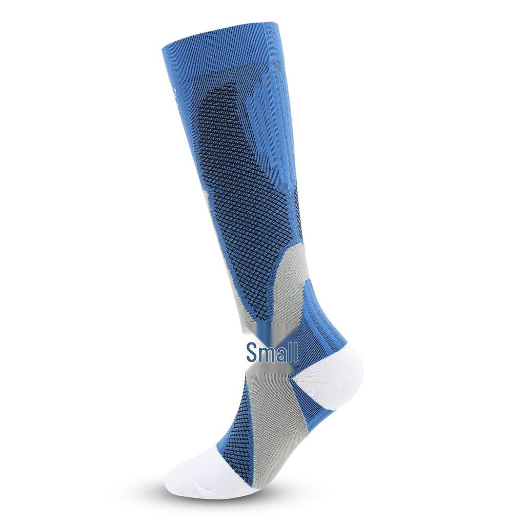 Unisex Nylon Compression Socks: Knee-High for Cycling, Football, Running & Outdoor Sports