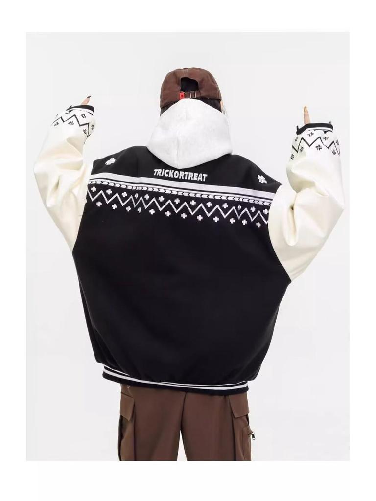 2024 Spring/Autumn Stylish Men's Jacket - High Street Fashion, Hong Kong & Japanese Harajuku/Korean Style, Loose Fit