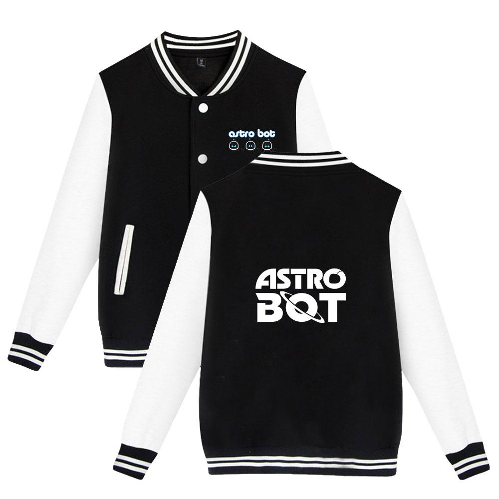 

НОВЫЕ поступления унисекс мода Astro Bot аниме принтованный бейсбольный свитшот для женщин и мужчин уличные спортивные куртки XS темно-синий