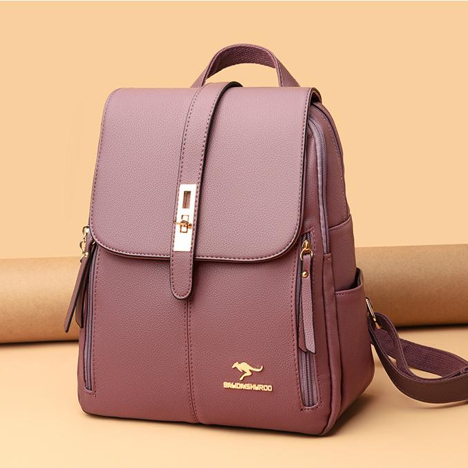Women's Backpack New Korean Edition Simple Fashionable Women's Backpack Commuter Versatile Large Capacity One Shoulder Casual Bag