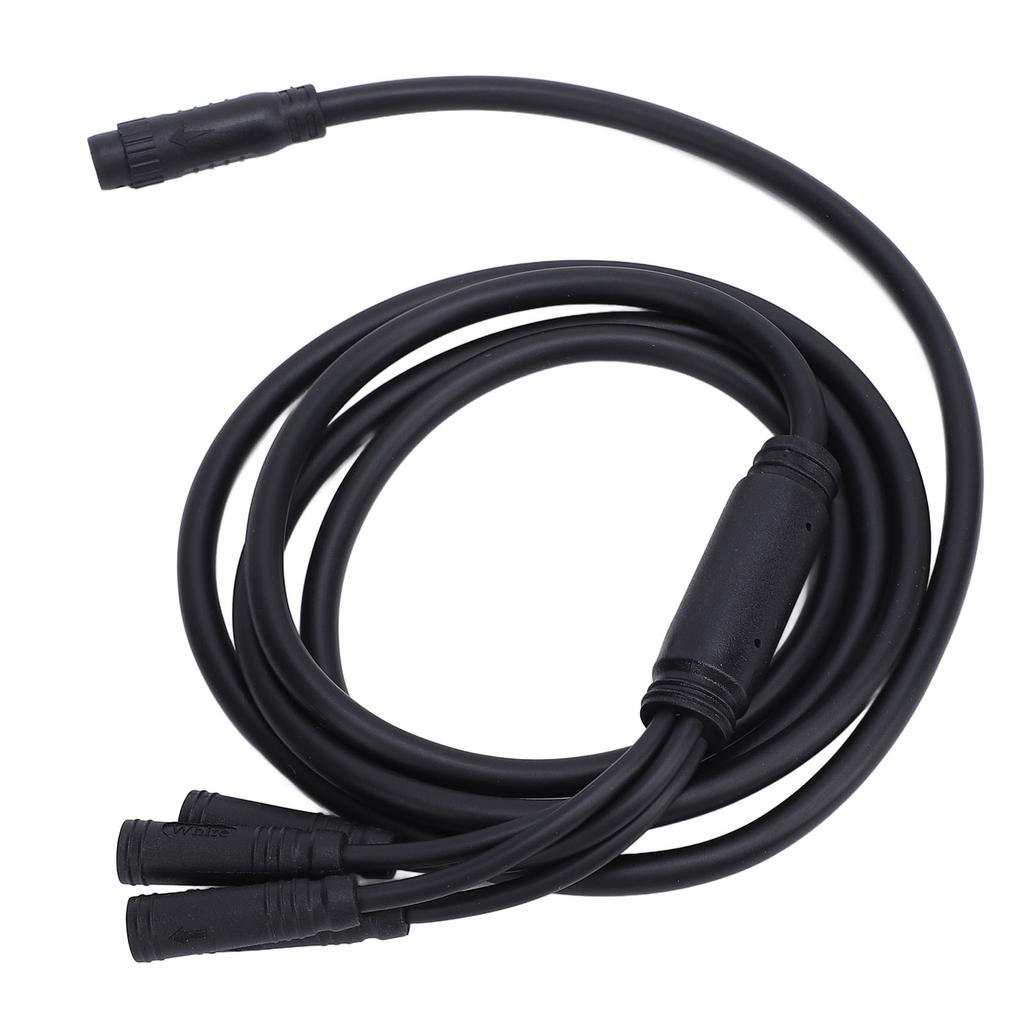 Electric Cycle Connector Cable 4.9FT Water Resistant Controller To Display Throttle Headlight Connecting Extension