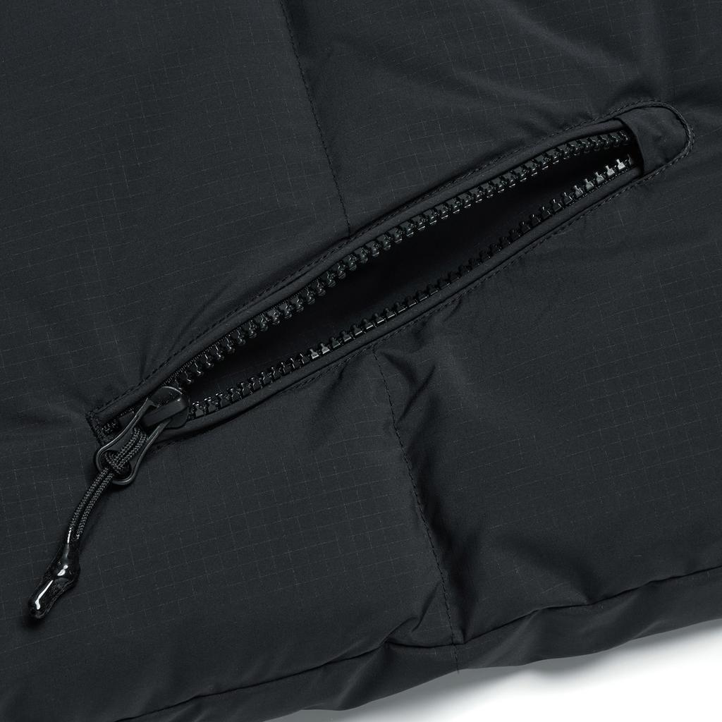 Li Ning Hot Pot Down Jacket Series Letter Zipper Stand Collar Comfortable Breathable Casual Down Jacket Unisex Outerwear Black AYMT293-4