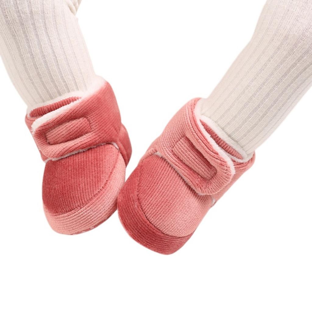 Baby Winter Baumwollschuhe Niedlich -Gefüttert Dick Warm Stiefelchen für Kleinkinder Jungen Mädchen