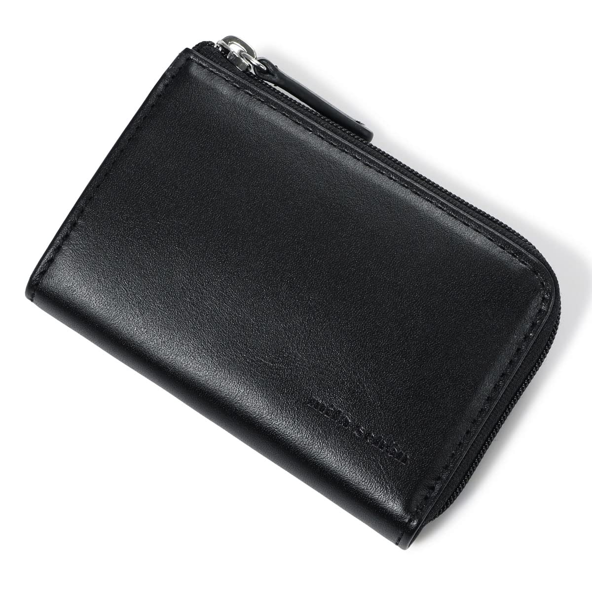 

Гаманець для монет із натуральної шкіри Shadow Smooth на блискавці MSMW2AC1 Coin Case із натуральної шкіри, чорний [Mirashawn] L-подібний чоловічий [10]