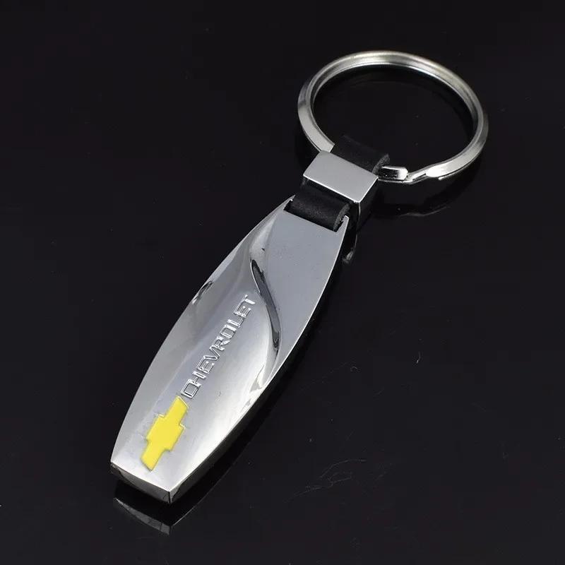 Legierung Auto Schlüsselanhänger Halter Schlüsselanhänger Anhänger für Chevrolet Sail Aveo Cruze Malibu Spark Lova Orlando Captiva Optra Trax Lacetti