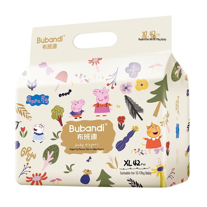 Bobandi Peppa Pig True Core Thin Pro Baby Diapers