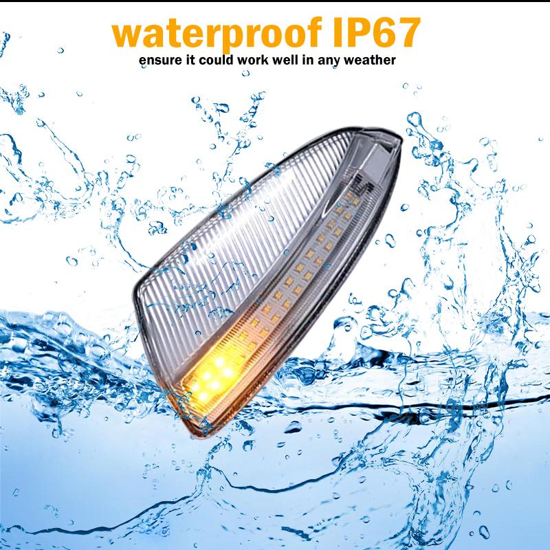 Car LED Rearview Mirror Turn Signal Light for Mercedes-Benz C Class W204 S204 W639 W164 ML300 ML500 ML550 C250 C300 C350
