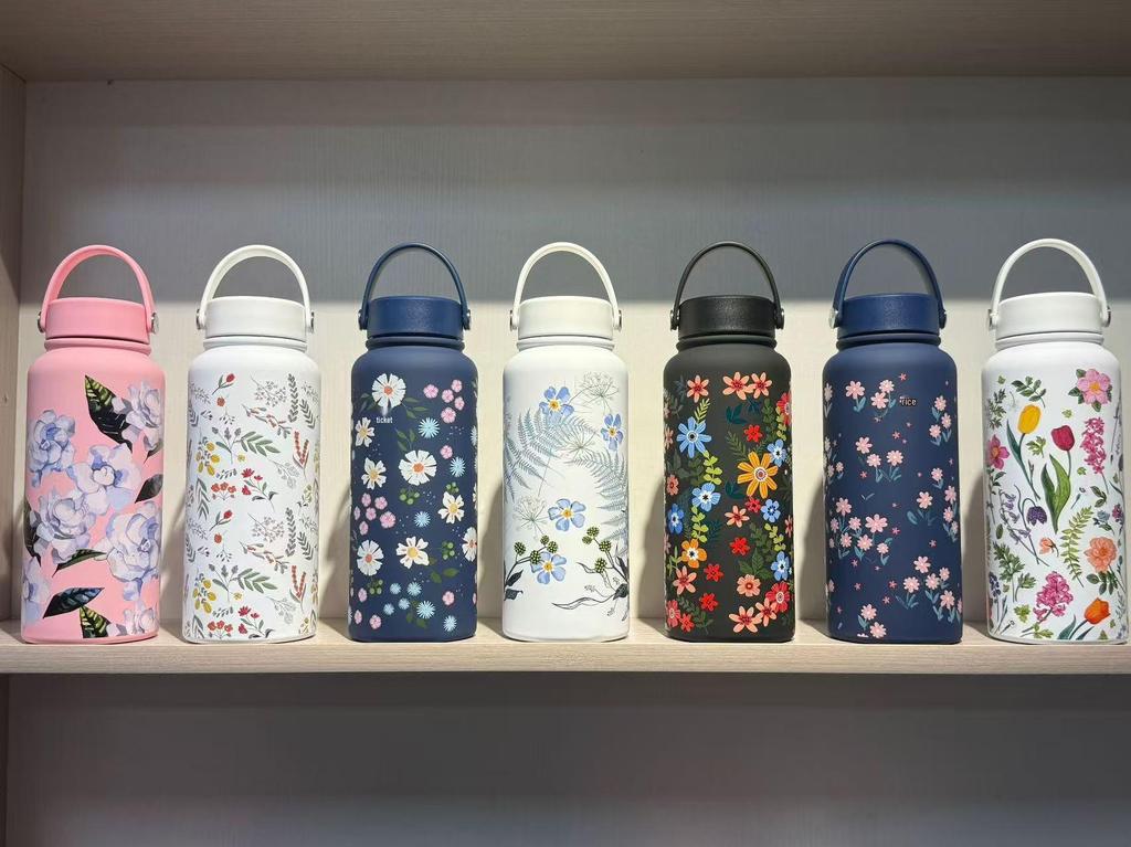 High-Value 316 Stainless Steel Macaron Thermos Bottle with Lanyard - Stylish, Portable, Insulated Sports Water Bottle