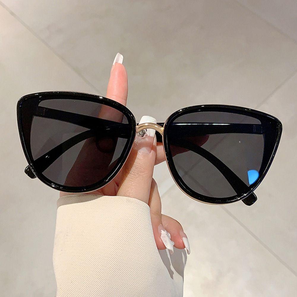 Casual Vintage Cat Eye Sunglasses Coated UV400 Sun Glasses Trendy Gradient Lens Protective Eyewear for Women & Men