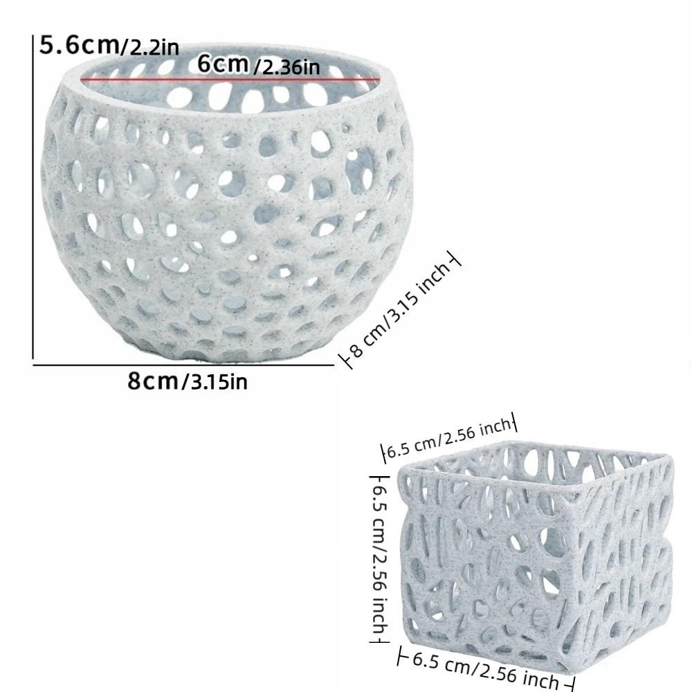 Porous Structure Fish Hiding Cave 3D Printed Shrimp Shelter Fish Tank Landscape