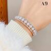 Elegant  Imitation Pearl Bracelet Multilayer Stretchable Pearl Bracelet