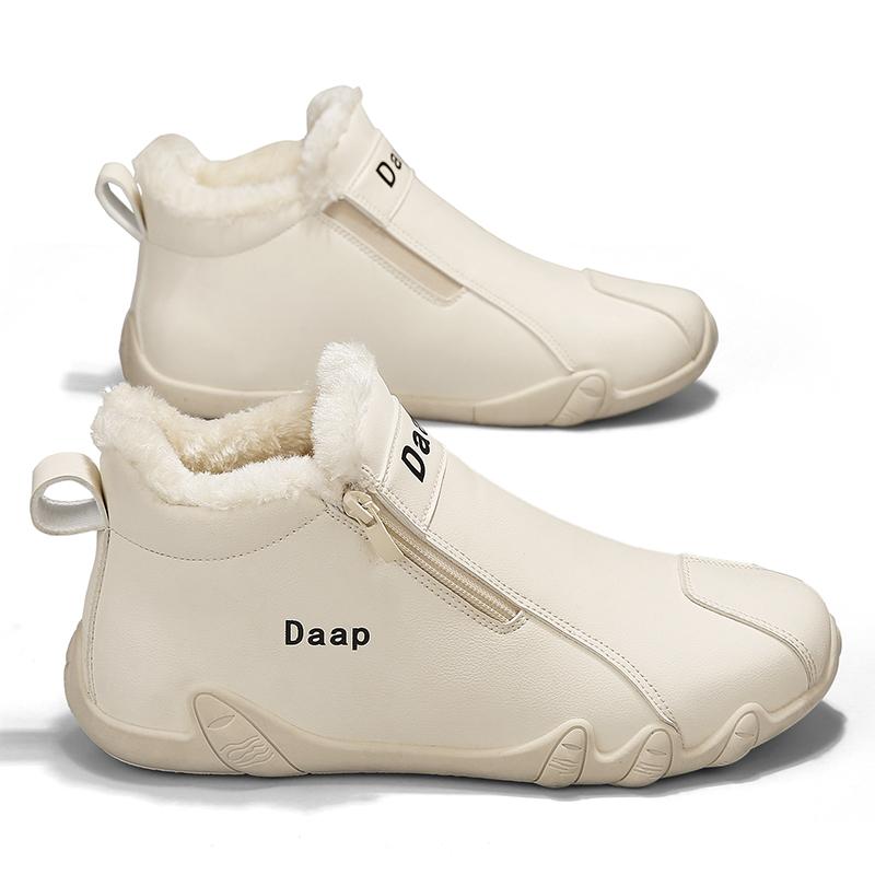 

Luxury Round Toe Men Ankle Boots 2025 New Casual Shoes for Men Light Slip on Walking Shoes Outdoor Comfor Men High Top Sneakers 39