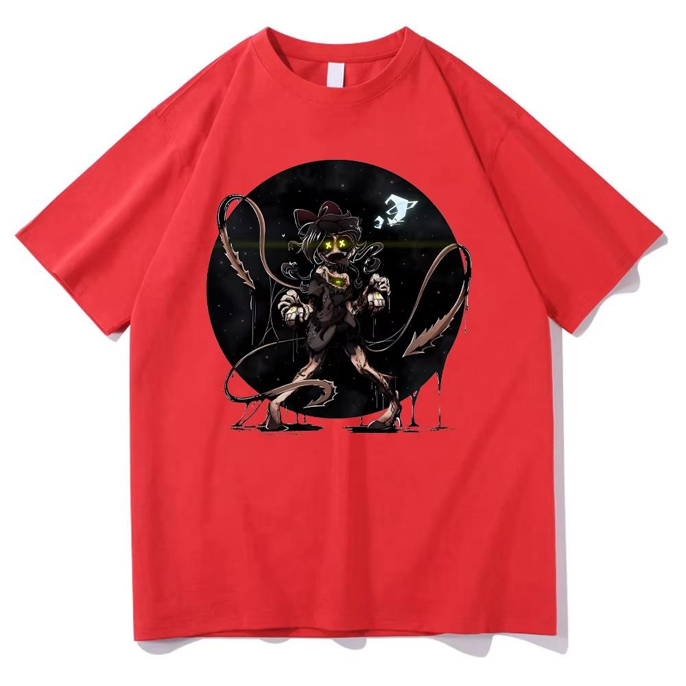Unisex Bavlněné Tričko Vražedné Drony Top Manga Y2K Letní Tričko Harajuku Tmavá Estetika Trička Pohodlné Krátký Rukáv Top