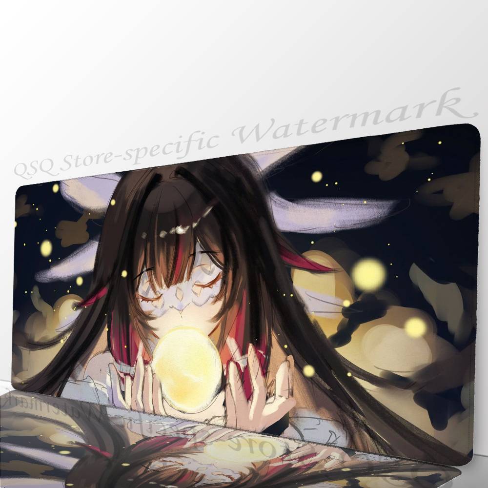 Anime Columbina G-Genshin Impact Mousepad Non-slip Suitable For Office Computers Laptops E-sports Game Desk Mats XXL Keyboard