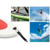 10 Fuß gewickelte Surfbrettleine, TPU Paddle Board Surfleine Fußseil, gepolsterter Knöchelriemen mit Edelstahl-Wirbeln