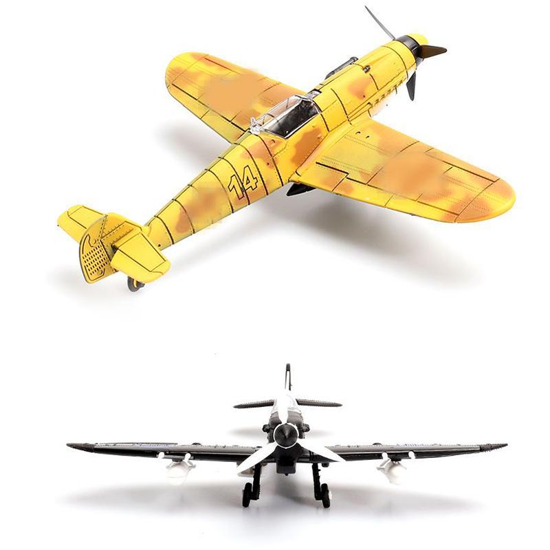 1/48 WWII Fighter Model AirForce P-40 Tomahawk Military Flying Tigers Warplane P51 MUSTANG F4U BF109 Fighter Model Puzzle Toys