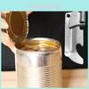 Stainless Steel Multifunction Can Opener With Compact Design For Home And Travel Use