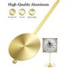 NiHome Quartz Wall Clock Pendulum Replacement - Aluminum Traditional Mechanical Retro Clock With High Gloss Pendulum (Gold)