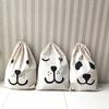 Cartoon High Capacity Drawstring Storage Bucket Folding Laundry Basket Toy Storage Bag Household \n Quilts Bed Sheets Organizer