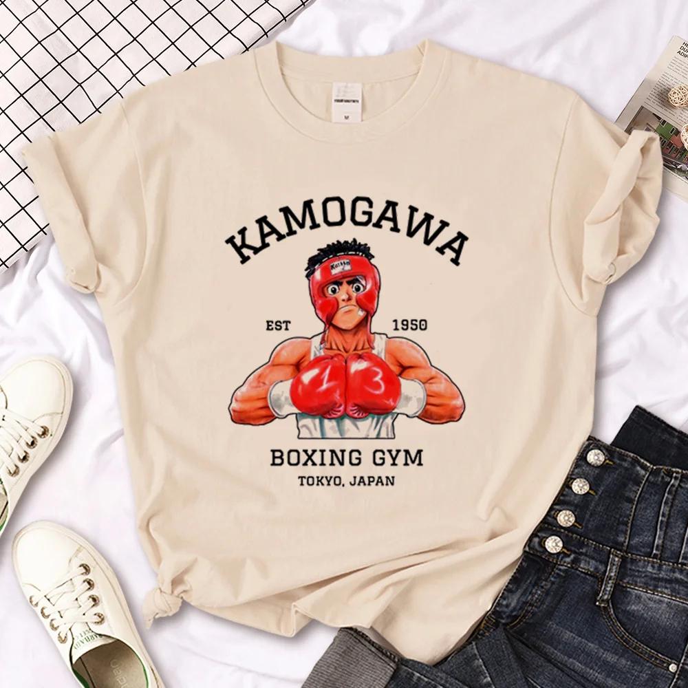 

KBG Hajime No Ippo Shirt Summer Fashion T-Shirt Mens Womens T Tops Crew Neck Short Sleeve Loose Casual Streetwear Men s Clothing 4XL