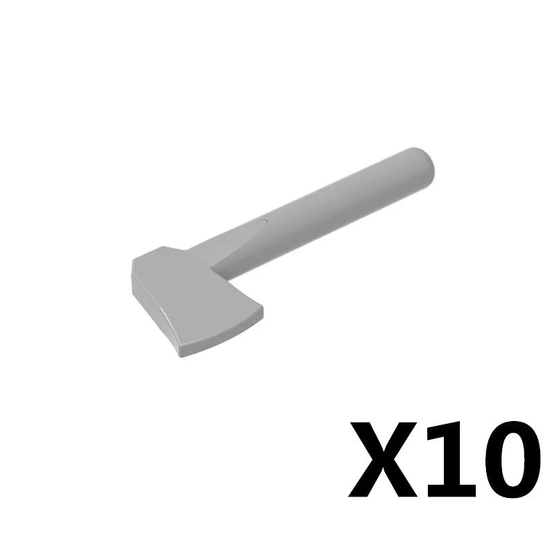 Medieval Knight MOC Building Block Helmet Mask Soldier Weapon Short Trident Shoulder Armour Vest Gun Hoe Axe Sword Toy Gift K049