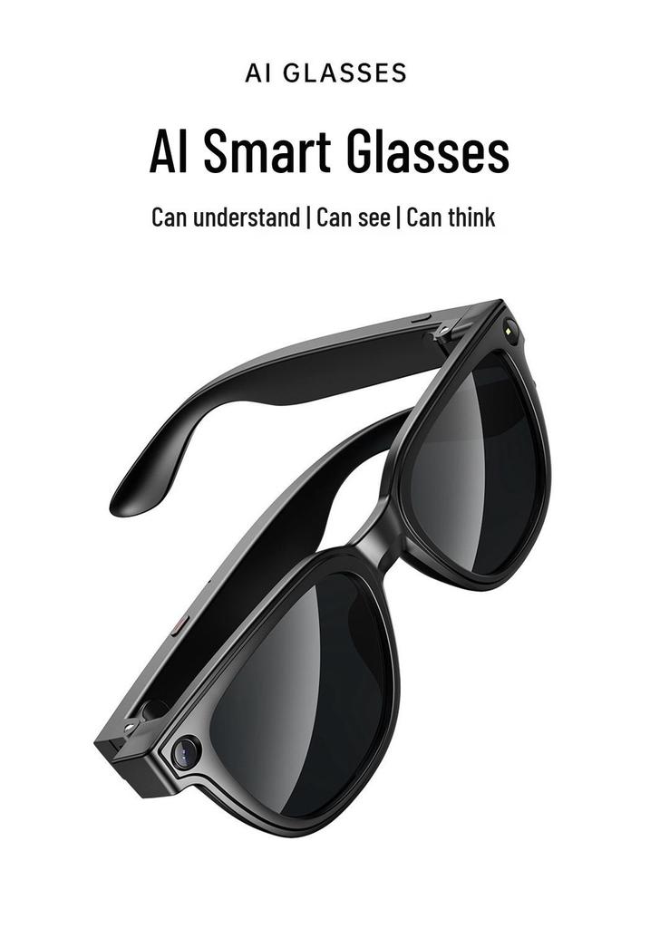 Cross M8 Smart Glasses: Bluetooth Calling, AI Translation, Object Recognition, Music, Detachable Lenses.