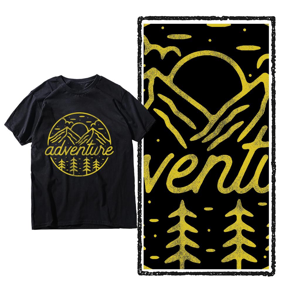 Coolmind YA001 100% Cotton Exclusive Graphic Adventure Print Men T Shirt Cool Big Size Men Tshirt O-neck Tee Shirts for Men