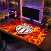 Tappetino Mouse Tema Monaco FC, Design Logo Calcio Tappetino Scrivania Gaming XXL Antiscivolo per Mouse del Computer